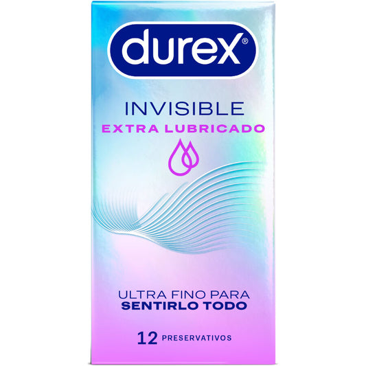 DUREX - EXTRA GLADDE INVISIBLE CONDOMS 12 STUKS