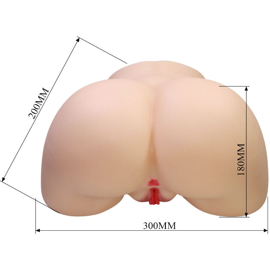 CRAZY BULL - OLIVIA REALISTISCHE VROUWENBILLEN VAGINA EN ANUS 5,5 KG