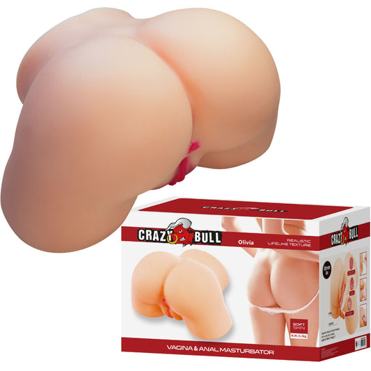 CRAZY BULL - OLIVIA REALISTISCHE VROUWENBILLEN VAGINA EN ANUS 5,5 KG