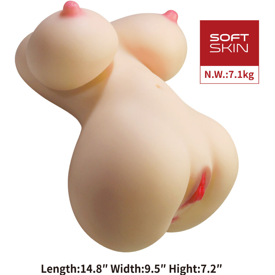 CRAZY BULL - FIONA REALISTISCHE VROUWENTORSO VAGINA EN ANUS 7.1 KG