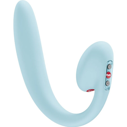 FUN FACTORY - CRESCENDO INSERTABLE DUBBELE LUCHTPULS VIBRATOR IJSBLAUW
