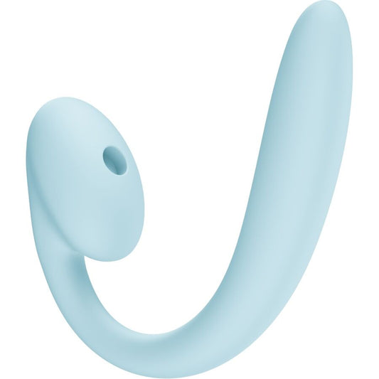FUN FACTORY - CRESCENDO INSERTABLE DUBBELE LUCHTPULS VIBRATOR IJSBLAUW