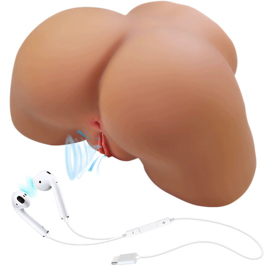 CRAZY BULL - ILANA REALISTISCHE VROUWELIJKE BILVIBRATOR EN ZUIGER MET GELUID 6,8 KG