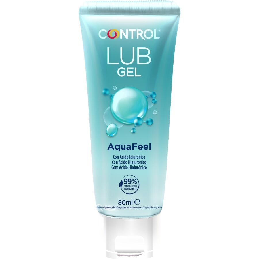 CONTROL - AQUAFEEL GLIJMIDDEL MET HYALURONZUUR 80 ML