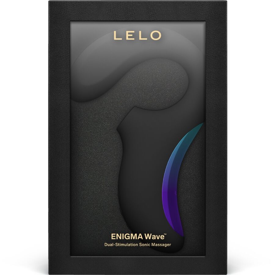 LELO - ENIGMA WAVE Drievoudige vibratiemassager zwart