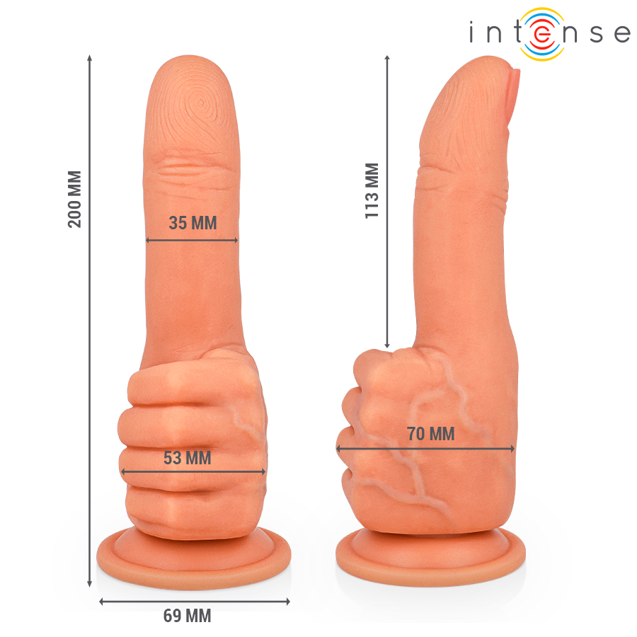 INTENSE - BENDER G-PUNT STIMULATOR FLEXIBELE HAND 11,3 CM