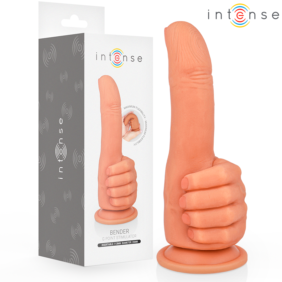 INTENSE - BENDER G-PUNT STIMULATOR FLEXIBELE HAND 11,3 CM