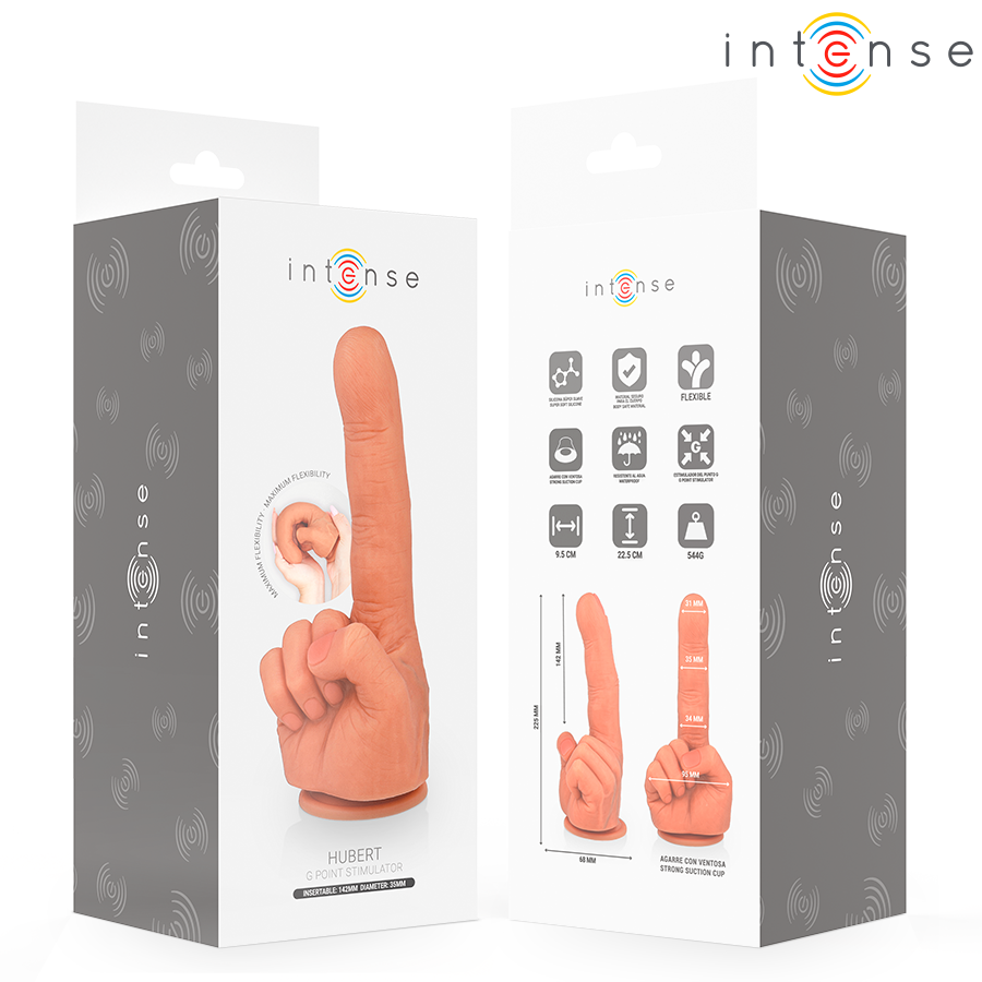 INTENSE - HUBERT G-SPOT STIMULATOR FLEXIBELE HAND 14,2 CM