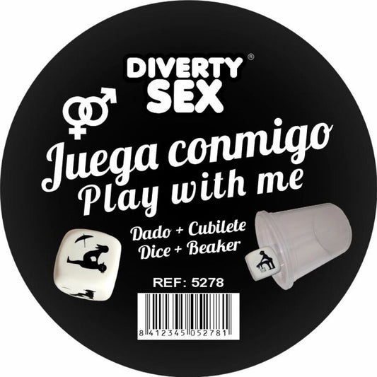 DIABLO PICANTE - WITTE HARDE DOBBELSTENEN MET POSITIES EN KUBUS