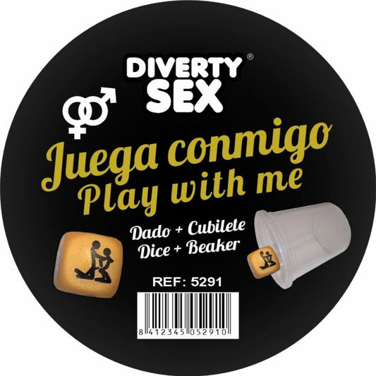 DIABLO PICANTE - GOUDEN HARDE DOBBELSTENEN MET POSITIES EN KUBUS