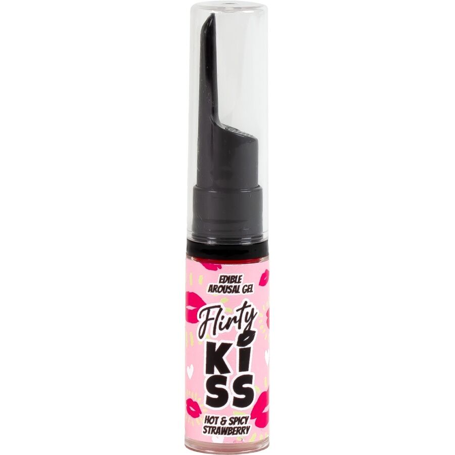 SECRETPLAY - FLIRTY KUSGELS MET ORALE SEKS EFFECTEN AARDBEI & MUNT 2 x 8 GR