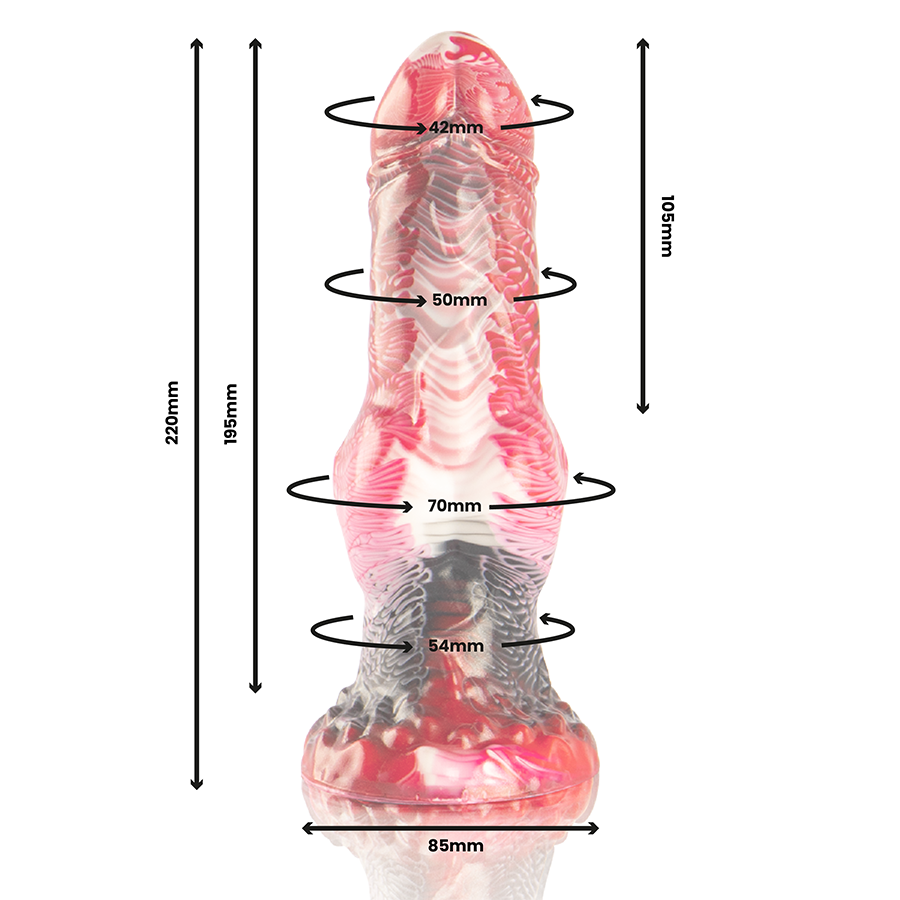 EPIC - HELIOS DILDO MET TEELBALLEN WARMTE EN ECSTASE