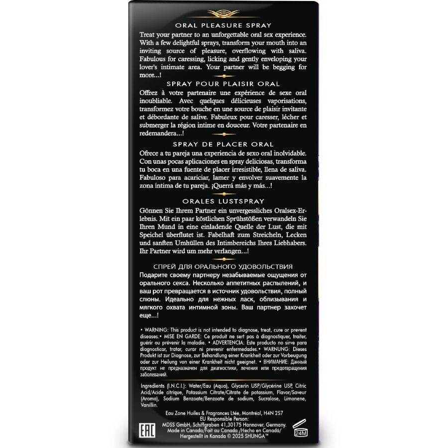 SHUNGA - WAVES PLEASURE SPRAY ORAAL VERLEIDELIJKE EXOTISCHE VRUCHTEN 20 ML
