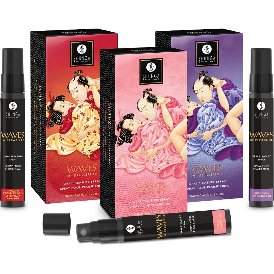 SHUNGA - WAVES PLEASURE SPRAY ORAAL VERLEIDELIJKE EXOTISCHE VRUCHTEN 20 ML