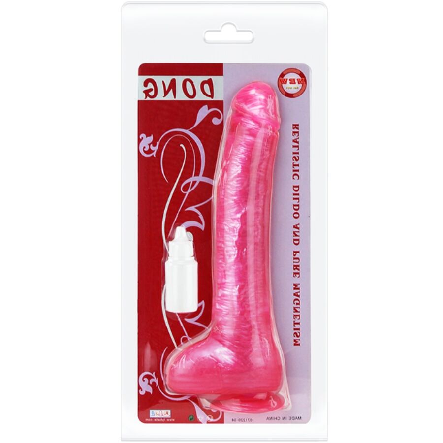 BAILE - REALISTISCHE ROZE DILDO PIEMEL MET ZUIGNAP