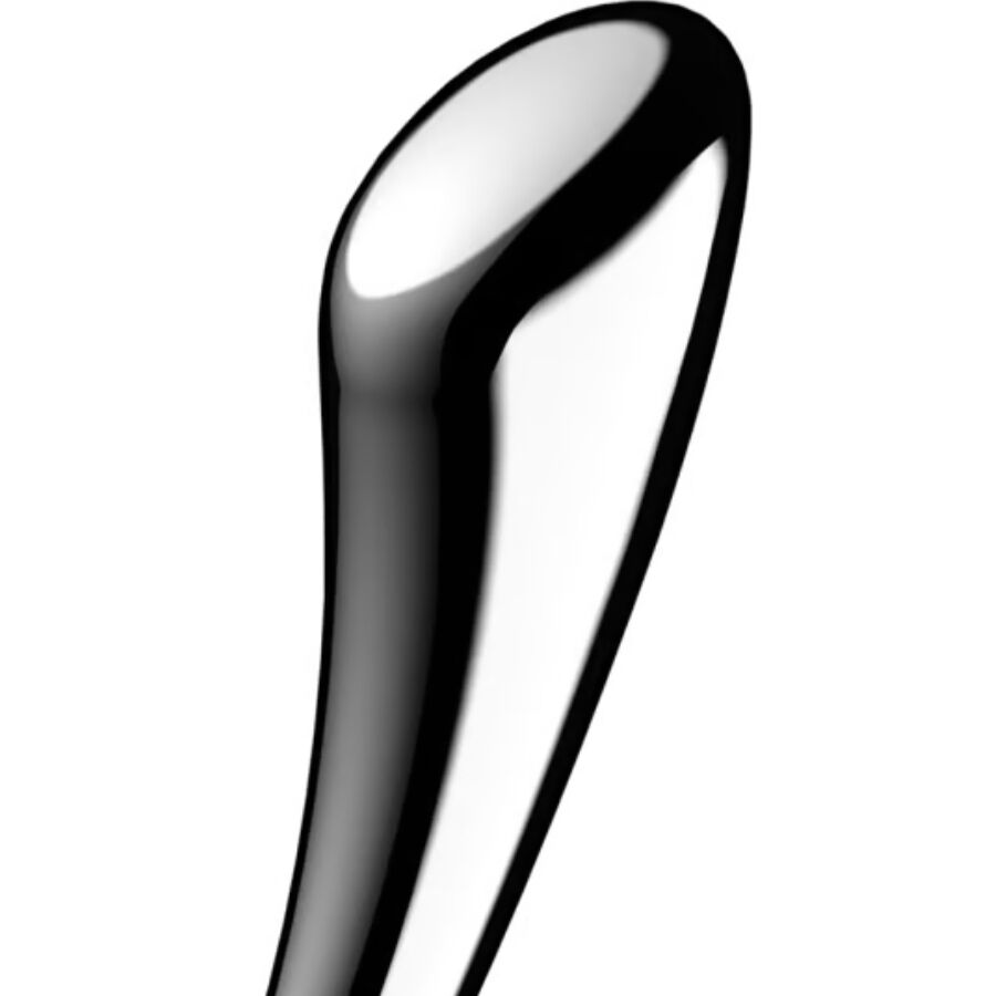 SATISFYER - COSMIC CREST 1 ROESTVRIJ STALEN DUBBELZIJDIGE DILDO
