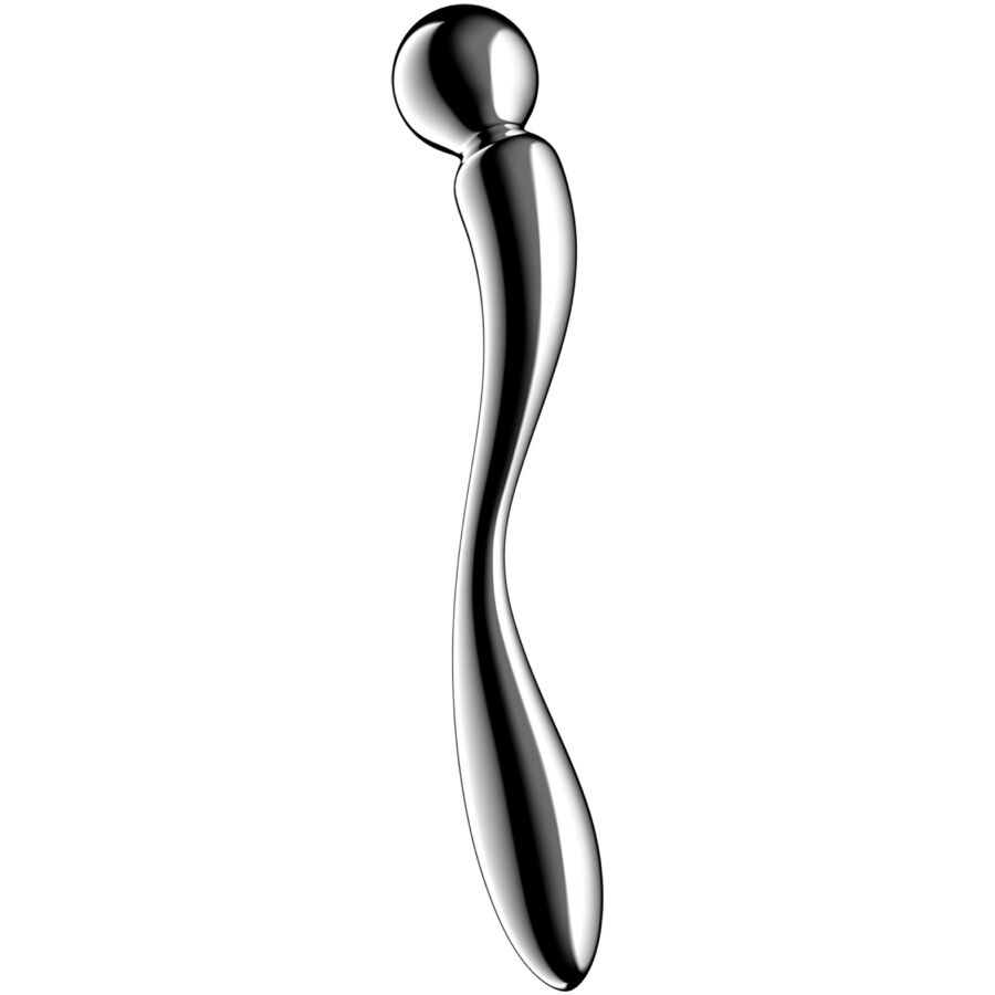 SATISFYER - STAR FORCE 2 DUBBELZIJDIGE RVS DILDO