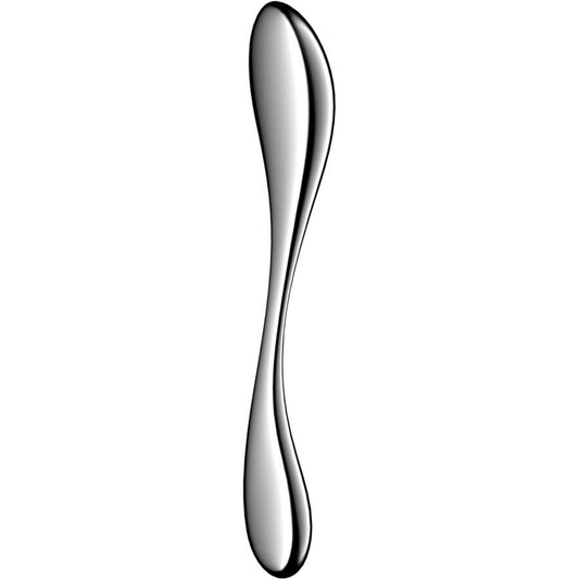 SATISFYER - STAR FORCE 3 ROESTVRIJSTALEN DUBBELZIJDIGE DILDO