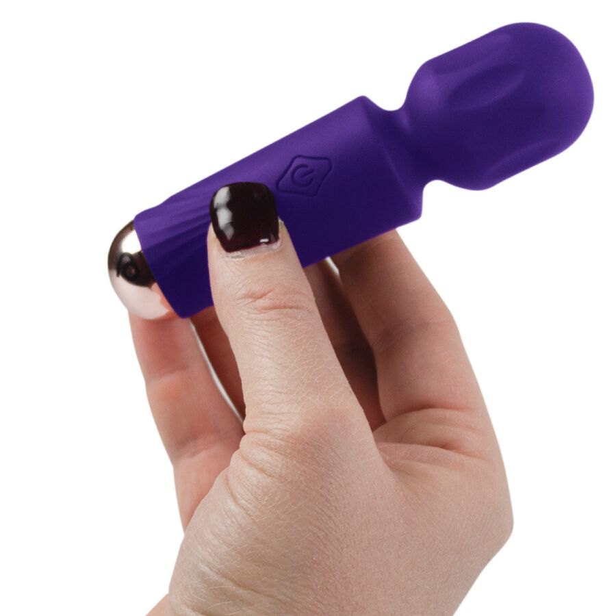 ROCKS-OFF - MINI OPLAADBARE WAND 16 FUNCTIES VIOLET DREAM