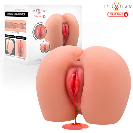 INTENSE EERSTE KEER - ARIANA MAAGD VIBRATOR MASTURBATOR MET BLOEDING