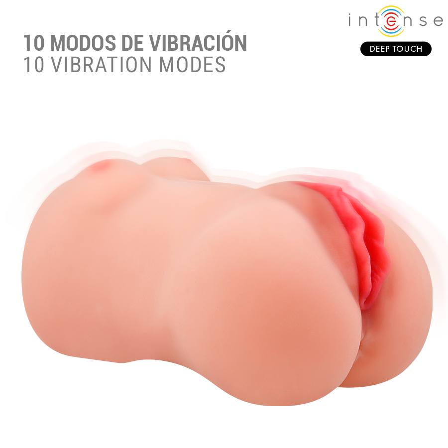 INTENSE DIEPE STIMULATIE - CATHERINE VIBRATOR & ZUIGNAP MASTURBATOR MET STEM