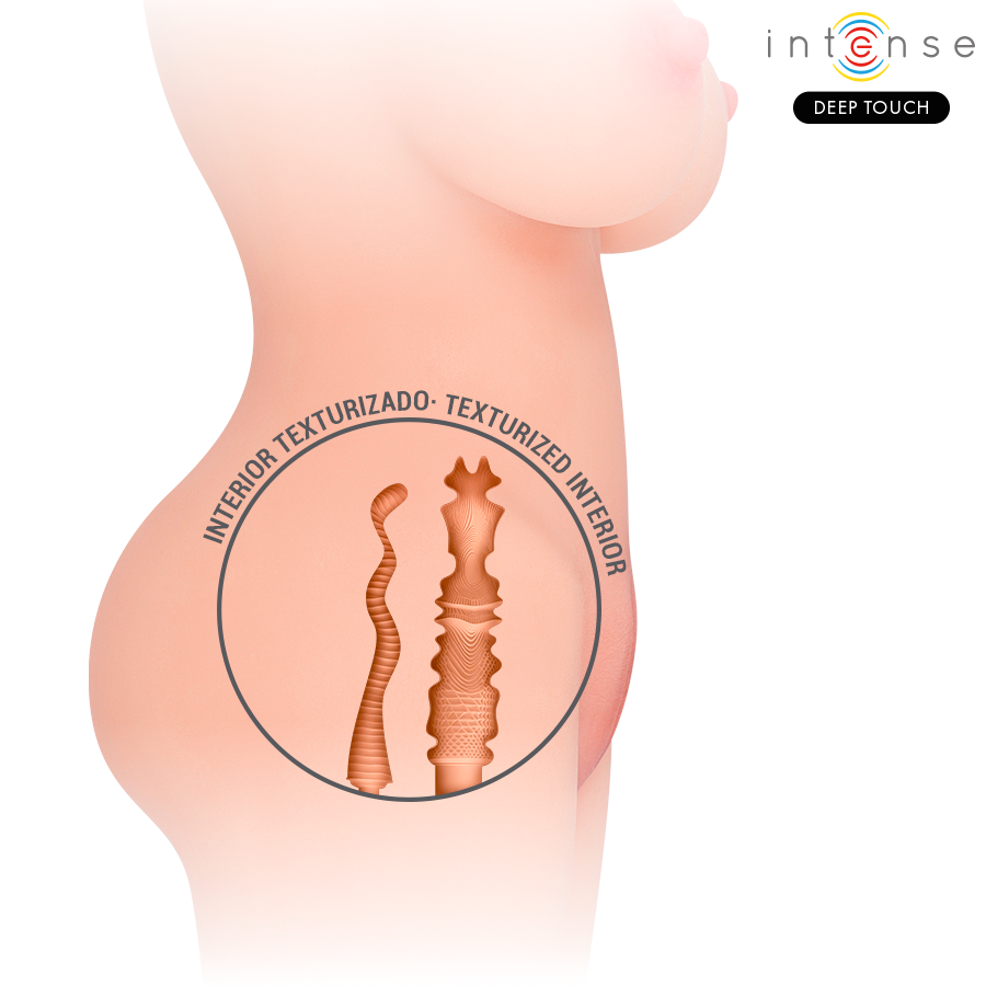 INTENSE DEEP TOUCH - JESSE TORSO DUBBELE VAGINA & ANO MASTURBATOR