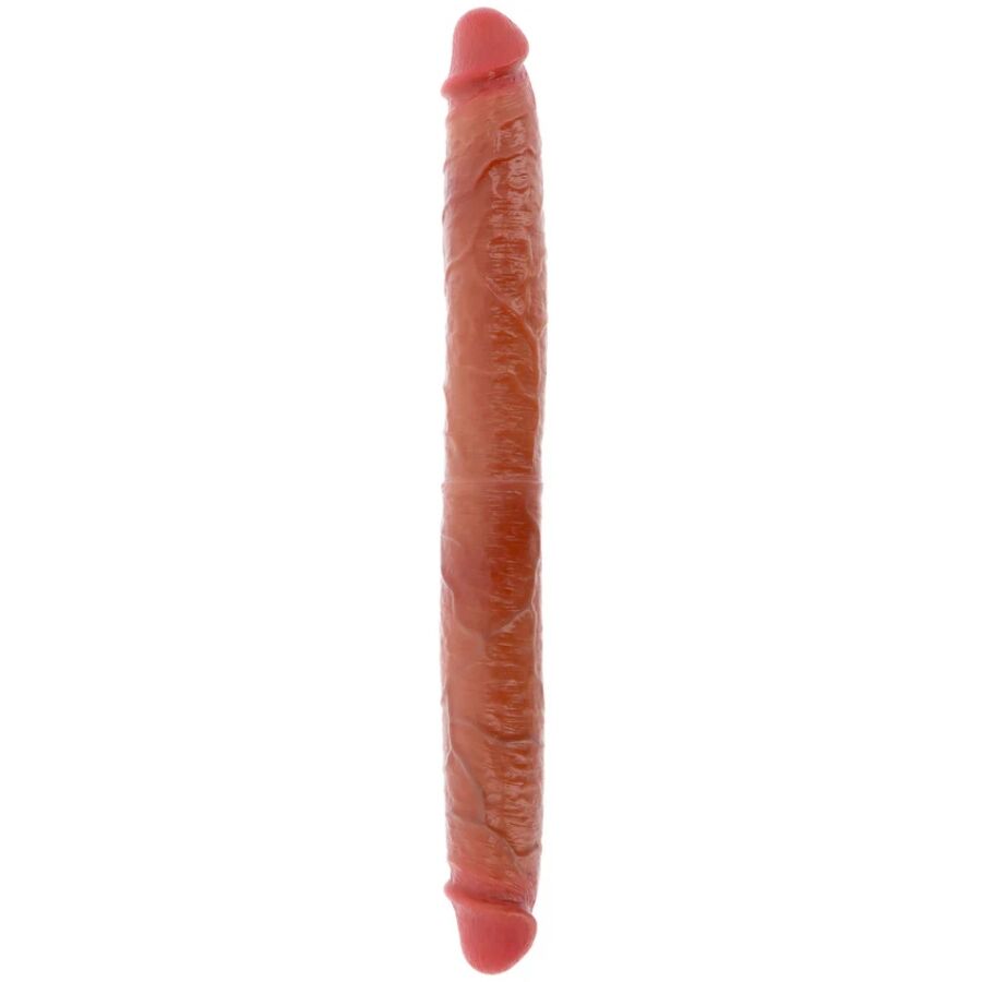 GET REAL - DUBBELZIJDIGE SILICONEN DILDO KARAMEL 46 CM