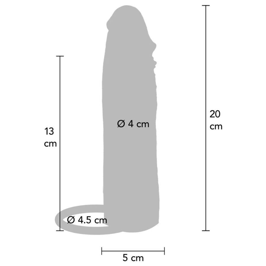 ECHT WAAR - GEHYDRATEERDE HUID SILICONEN VIBRERENDE PENISHOES KARAMEL 20 CM