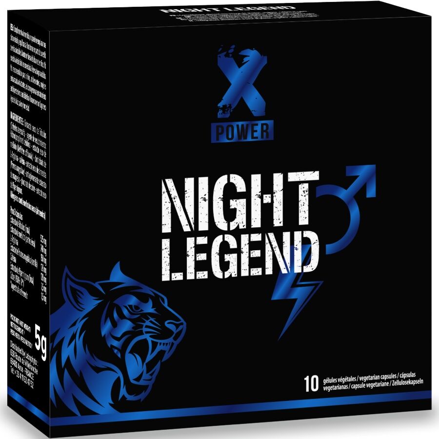 XPOWER - NIGHT LEGEND SNELWERKENDE STIMULANS VOOR ERECTIE EN PRESTATIES 10 CAPSULES