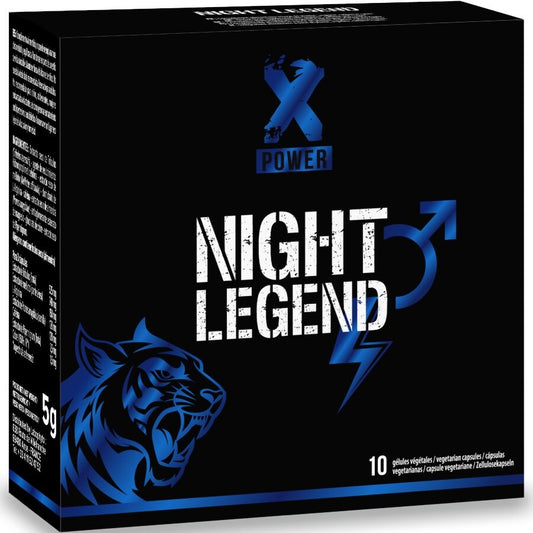 XPOWER - NIGHT LEGEND SNELWERKENDE STIMULANS VOOR ERECTIE EN PRESTATIES 10 CAPSULES