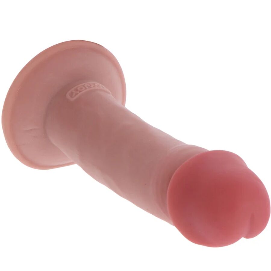 GET REAL - DELUXE DIKKE TPE DONG MET DUBBELE DICHTHEID 18 CM