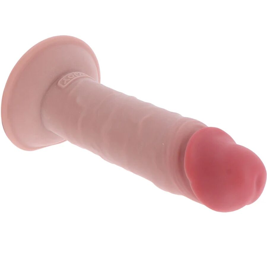 ECHT WAAR - DELUXE DIKKE DUBBELE-DICHTHEID TPE DONG 20 CM
