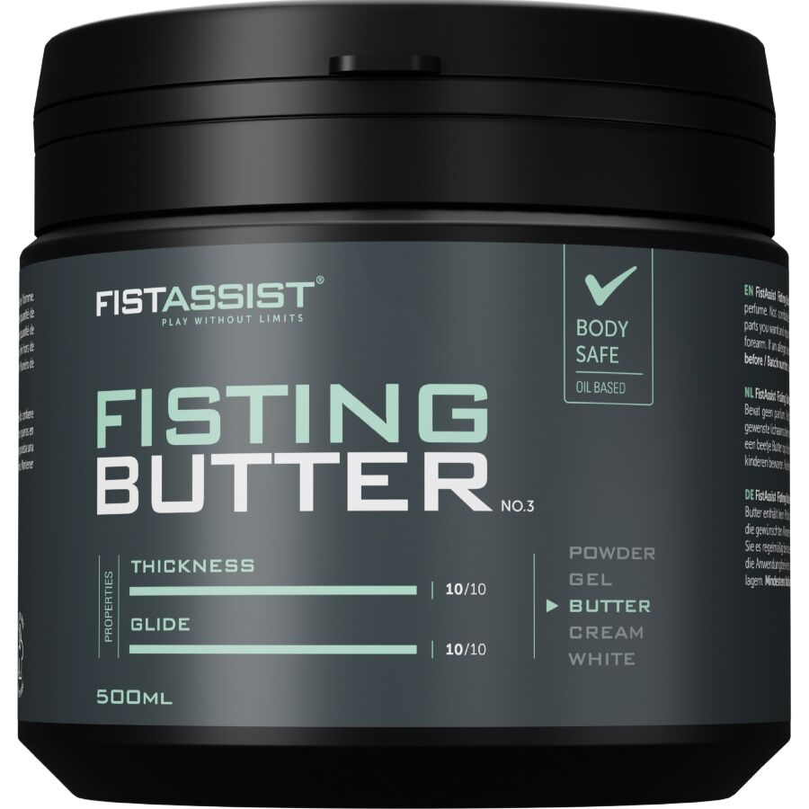 COBECO - FIST ASSIST BUTTER GLIJMIDDEL OP OLIEBASIS 500 ML