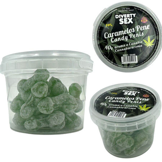 DIABLO GOLOSO - 20 CANNABIS AROMA PENIS SNOEPJES