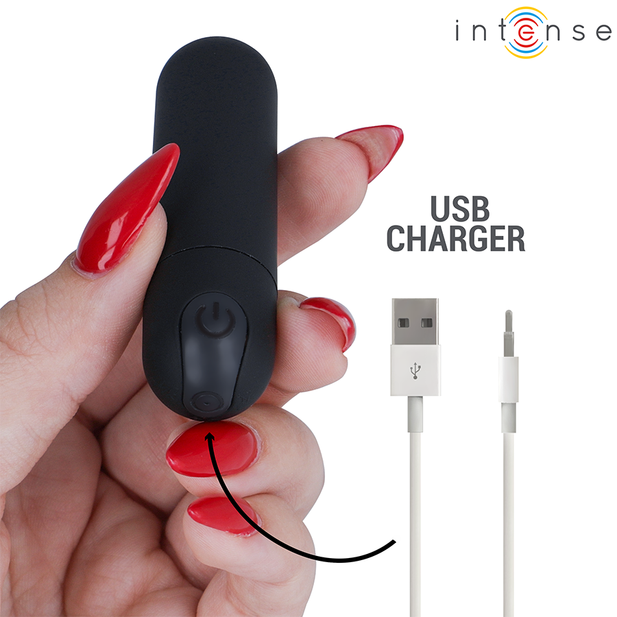 INTENSE - KAREN MINI OPLAADBARE TRILLBULLET ZWART