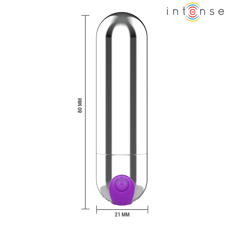 INTENSE - KAREN MINI VIBRATOR OPLAADBAAR ZILVER