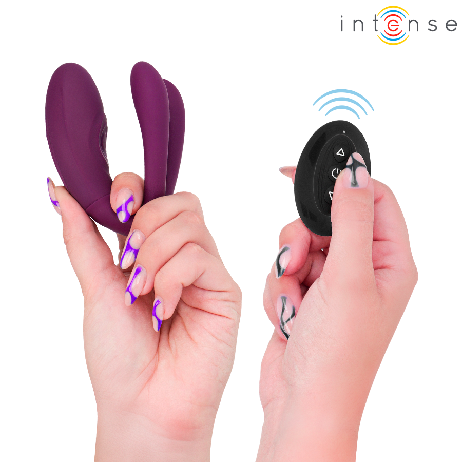 INTENSE - SANDRA TAPPING- EN TRILLINGSKLEMSTIMULATOR AFSTANDSBEDIENING