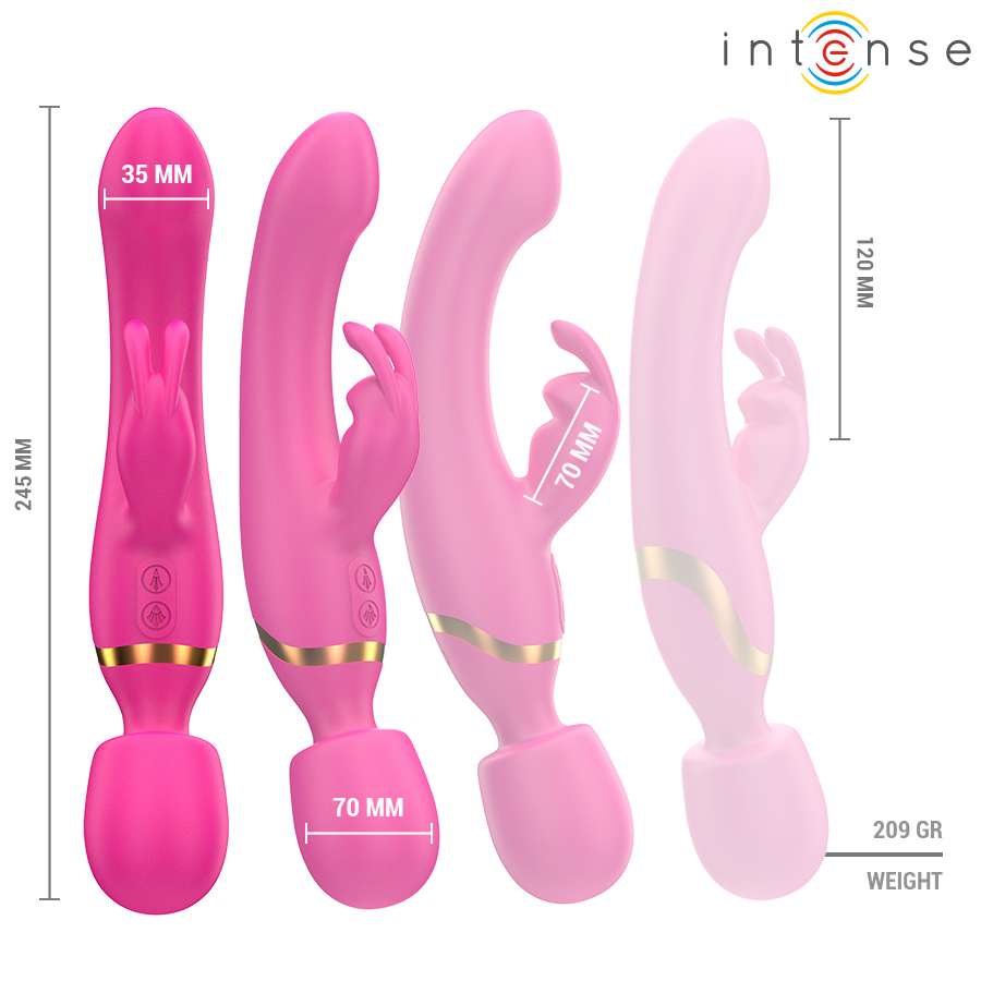 INTENSE - WINONA DUBBELE VIBRATOR RABBIT & WAND
