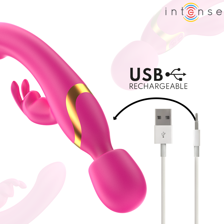 INTENSE - WINONA DUBBELE VIBRATOR RABBIT & WAND