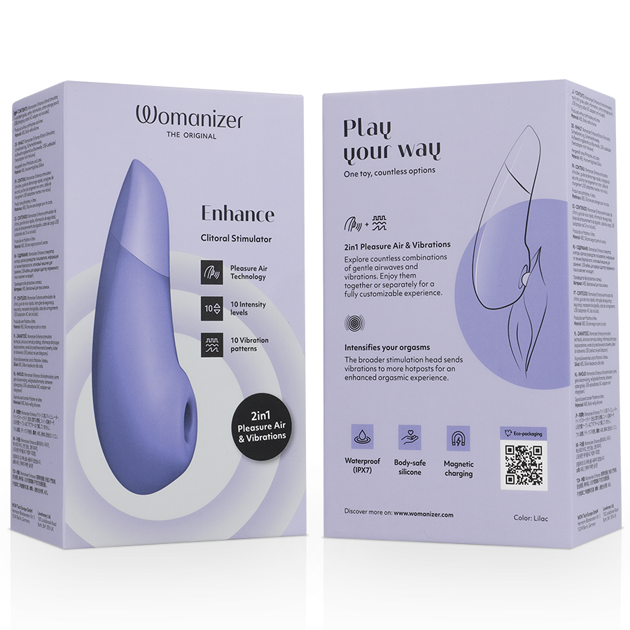 WOMANIZER - ENHANCE CLITORISSTIMULATOR LILA