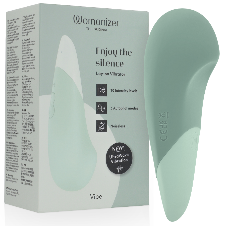 WOMANIZER - VIBE Oplegvibrator Stil Saliegroen