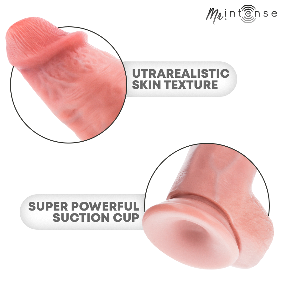 MR INTENSE - MEDIUM SPENCER SILICONEN DILDO 23 CM -Ø- 5,7 CM