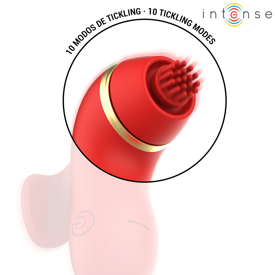 INTENS - PATTY-STIMULATOR MET 4 KOPPEN, ZUIGEN, KLOPPEN, KITZELEN EN LIKKEN