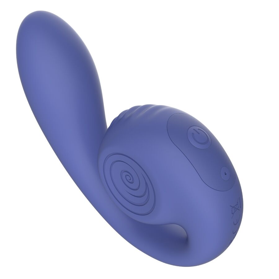 SNAIL VIBE - GIZI LITE DUBBELE G-PLEK & CLITORALE PAARSE VIBRATOR