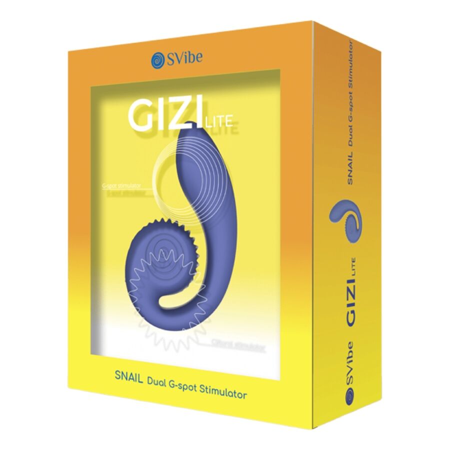 SNAIL VIBE - GIZI LITE DUBBELE G-PLEK & CLITORALE PAARSE VIBRATOR