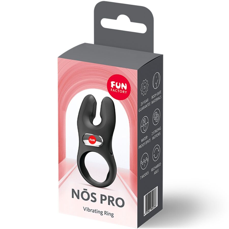 FUN FACTORY - NOS PRO VIBRERENDE COCKRING ZWART