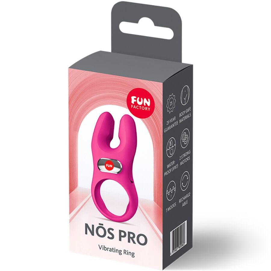 FUN FACTORY - NOS PRO VIBRERENDE PENISRING MAGENTA