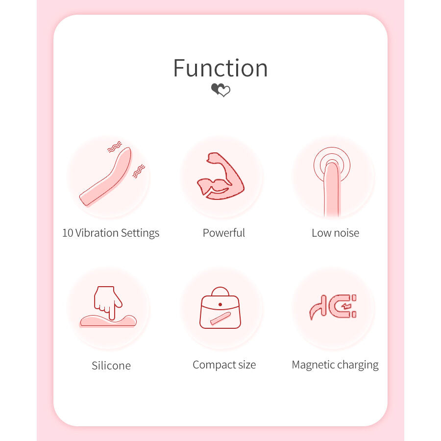 PRETTY LOVE - KISELL G-SPOT ROZE VIBRATOR