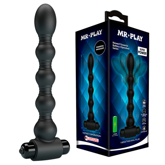 MR PLAY - TRILLENDE ANAALPLUG MASSAGER