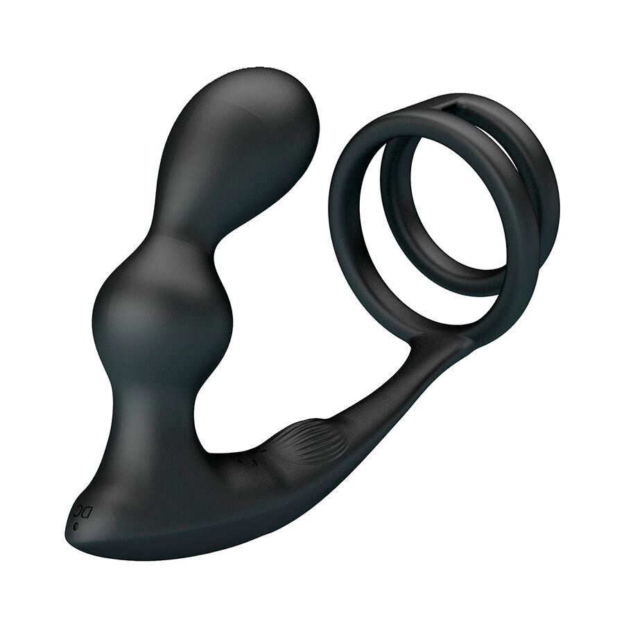 MR PLAY - TRILLENDE ANAALPLUG MET PENISRING AFSTANDSBEDIENING